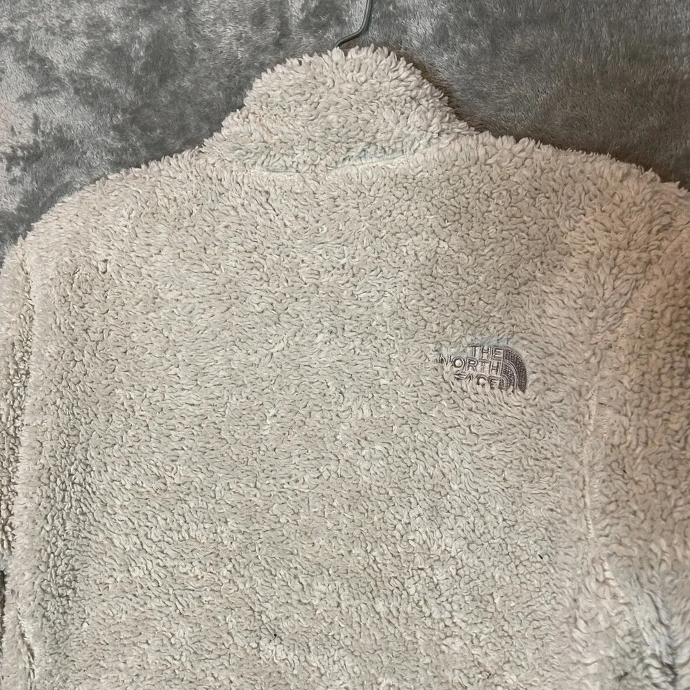 The North Face Girls Size Large Cozy Osito Full Zip Sherpa Fuzzy Fleece Jacket